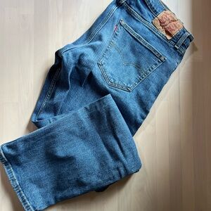 Levi's Men's Straight Fit Blue Jeans